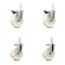 Service Caster 5 Inch Nylon Wheel Swivel 7/8 Inch Square Stem Caster Total Lock Brakes, 2PK SCC-SQTTL20S514-NYS-78-2-S-2 - alternate 1